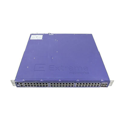 Il commutatore estremo X460 PoE+ di RJ45 48x consola i porti della base 48 del porto 10GE4