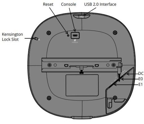 Si raddoppia la radio una città universitaria il AP 515 Aruba Wifi di 510 serie 6 antenne interne 802.11ax ha unificato il AP