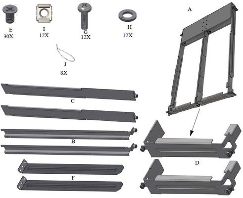 Ricetrasmettitore ottico SFP MTEF-KIT-D del ODM Mellanox per i sistemi di SN2100 SN2010