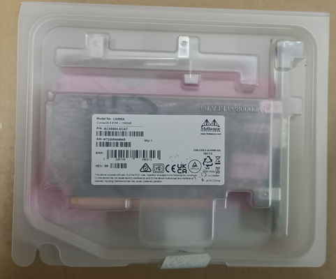 Carta di adattatore EDR ad alta velocità Connectx-5 per networking da 100 GB/s MCX555A-Ecat