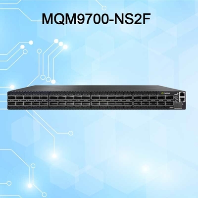MQM9790-NS2F Mellanox Network Switch P2C Airflow 64 Porta NDR 32 Porta OSFP non gestita
