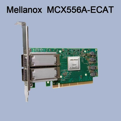ConnectX-5 VPI Adapter Mellanox Network Card EDR IB 100GbE doppia porta QSFP28 PCIe3.0 MCX556A-ECAT