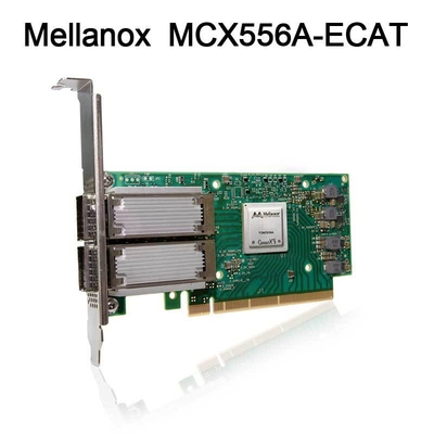 ConnectX-5 VPI Adapter Mellanox Network Card EDR IB 100GbE doppia porta QSFP28 PCIe3.0 MCX556A-ECAT