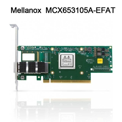 adattatore della scheda di rete ConnectX-6 VPI di 100g MCX653105A-EFAT Mellanox per il server