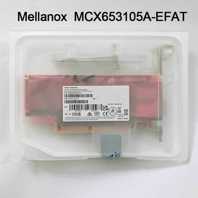 adattatore della scheda di rete ConnectX-6 VPI di 100g MCX653105A-EFAT Mellanox per il server