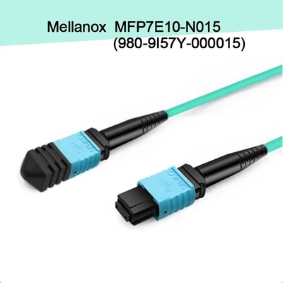 MFP7E10-N015 ((980-9I57Y-000015) Mellanox AOC MPO-12/APC-To MPO12/APC 8 Fibre 15M