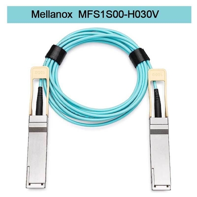 MFS1S00-H030V ((980-9I440-00H030) Cavo di rete Aoc IB HDR fino a 200Gb/S QSFP56 30m 200GBase-AOC QSFP56 A QSFP56
