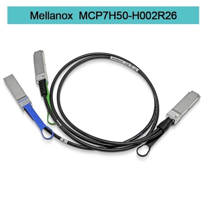 Cavo 200Gb/S di MCP7H50-H002R26 Mellanox Infiniband a 2x100Gb/S 2.0m
