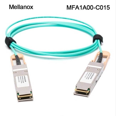 Ethernet di 100GbE QSFP LSZH Mellanox AOC cabla MFA1A00-C015 15m