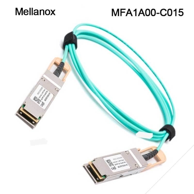 Ethernet di 100GbE QSFP LSZH Mellanox AOC cabla MFA1A00-C015 15m