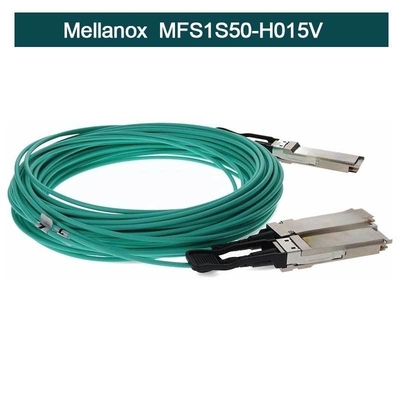 Cavo InfiniBand QSFP+ di rame attivo di MFS1S50-H015V Mellanox Aoc all'assemblaggio cavi di SFP+