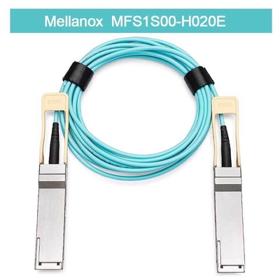 Cable Mellanox AOC a bassa latenza MFS1S00-H020E Splitter Cable Ethernet 200GbE a 2x100GbE 20m
