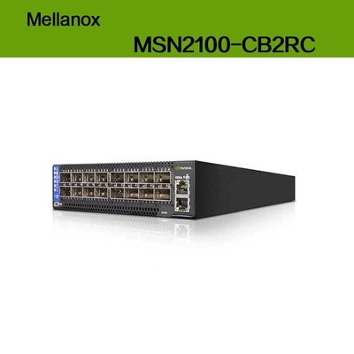 Max Speed EDR Nvidia Mellanox Spectrum Basato su 100gbe 1u Open Ethernet Switch con Cumulus Linux MSN2100-CB2RC 16 porte Qsfp28