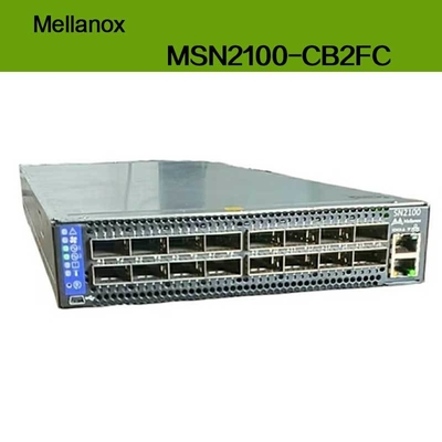 MSN2100-CB2FC NVIDIA Spectrum 100GBE 1U 1G Velocità massima Cumulus Linux 16 Porte QSFP28 2 AC PSUS X86 Short Depth P2C Flusso di aria corta P2C