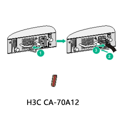 H3c Ca-70A12 Fornitore di corrente continua ad alte prestazioni per dispositivi Cartone 2.5A
