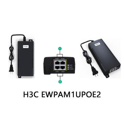 Adattatore di alimentazione di rete H3c Ewpam1upoe2 60 porte 55W-1V-1.1A-DC >200Mbps Cartone