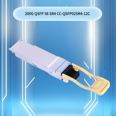 Ricetrasmettitore ottico Qsfp56 Sr4 da 200g 100m su fibra Om4 / 70m su fibra Om3 Interconnessione per calcolo ad alte prestazioni per data center