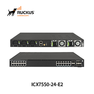 Interruttore avanzato Ruckus Icx7550-24-E2 con 24 porte per una connettività senza soluzione di continuità