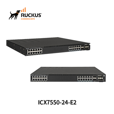 Interruttore avanzato Ruckus Icx7550-24-E2 con 24 porte per una connettività senza soluzione di continuità