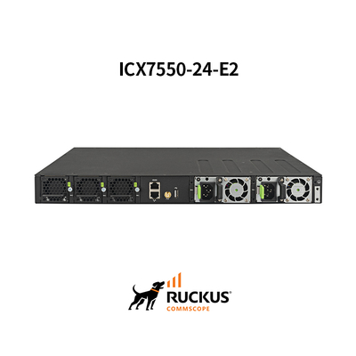 Interruttore avanzato Ruckus Icx7550-24-E2 con 24 porte per una connettività senza soluzione di continuità