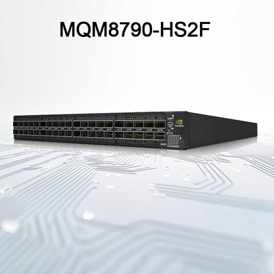 40 porte QSFP56 Mellanox Quantum Hdr Infiniband Switch 200 Gbps MQM8790-HS2F