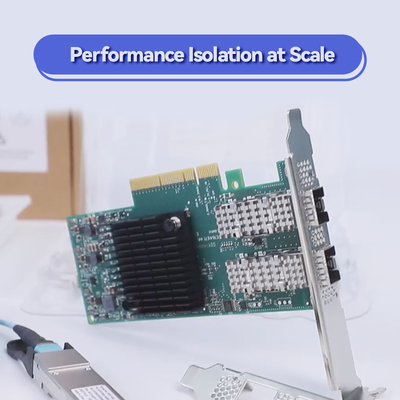 scheda di rete MCX653105A-ECAT-SP MCX653106A-ECAT di 10gb Mellanox