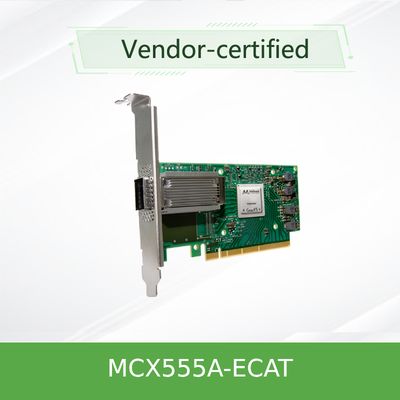 Scheda di rete VPI Mellanox 100gbe Nic Adapter Card MCX555A-ECAT ConnectX-5 EDR 100GbE di Mellanox