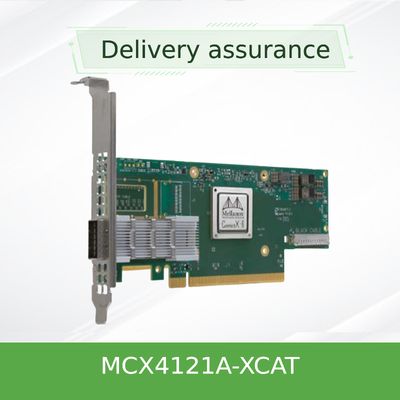 Scheda di rete 25Gbps SFP28 QSFP28 del mellanox di MCX4121A-XCAT per il server