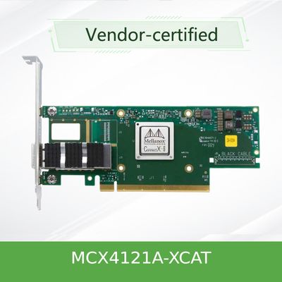 Latenza bassa della scheda di rete 25Gb/S SFP28 QSFP28 di MCX4121A-XCAT Mellanox flessibile