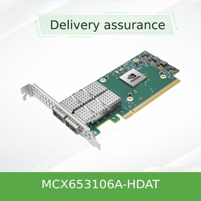 Adattatore della scheda di rete ConnectX-6 VPI di MCX653106A-HDAT-SP Mellanox 200gbe
