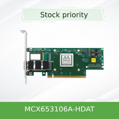 MCX653106A-HDAT Scheda di rete Mellanox 200Gb/S 4*50Gb/S Porte Ethernet