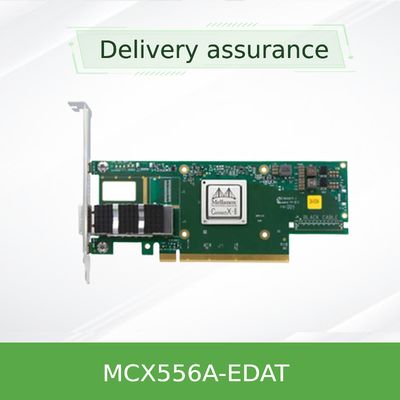 Ex VPI doppia porta EDR InfiniBand e 100GbE QSFP28 MCX556A-EDAT della scheda di rete di Mellanox dell'adattatore di ConnectX-5