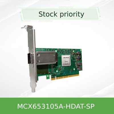 Scheda adattatore Mellanox ConnectX-6 MCX653105A-HDAT-SP VPI Single Port HDR 200Gb/s InfiniBand & Ethernet, PCIe 3.0/4.0 x16