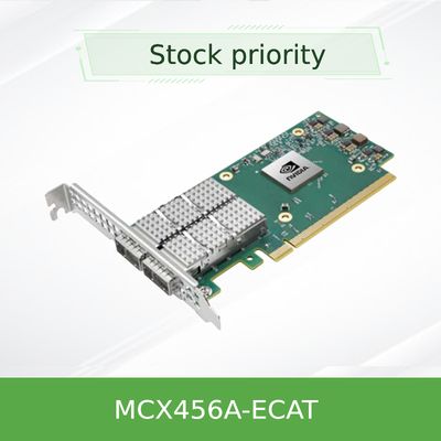 Nuova scheda di adattamento Nvidia MCX456A-Ecat Connectx-4 Infiniband/Ethernet