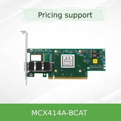 NVIDIA 900-9x426-0054-SQ0 MCX414A-BCAT Connectx-4 EN Scheda di interfaccia di rete, 40/56GBE QSFP28 a doppia porta, PCIE3.0 X8, staffa alta