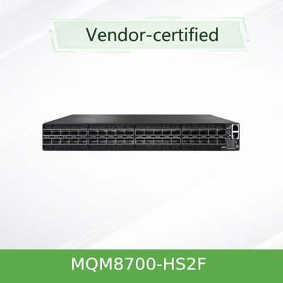 MQM8700-HS2F(920-9B110-00FH-0MD) Switch Quantum Mellanox di rete Hdr, 40 porte, 200 Gbit/S, 40 porte Infiniband