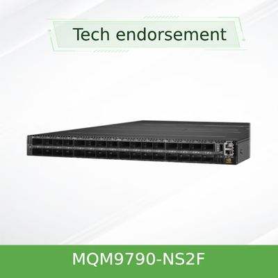 Switch di rete Mellanox MQM9790-NS2F ((920-9B210-00FN-0D0) Quantum-2 NDR 64 X 400Gb/S Porte 32 gabbie OSFP Power-To-Connector non gestito P2C