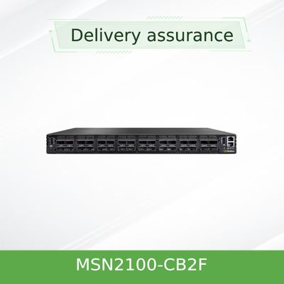 2 brevi porti QSFP28 del commutatore MSN2100-CB2F 100GbE 1U 16 di Mellanox SN2000 di profondità del centro 2 gruppi di alimentazione X86 di CA