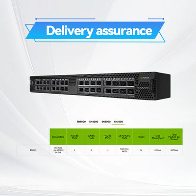 Ethernet del commutatore di rete di MSN2410-CB2F Mellanox con onyx 18 SFP28 e 4 porti QSFP28