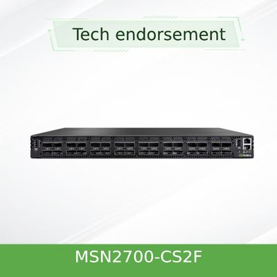 Porti QSFP28 del commutatore di rete del ODM SN2700 Mellanox MSN2700-CS2F 100GbE 1U 32