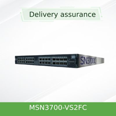 Commutatore MSN3700-VS2FC 200GbE 1U di Linux del cumulo del commutatore di rete aperta di 2 gruppi di alimentazione Mellanox di CA