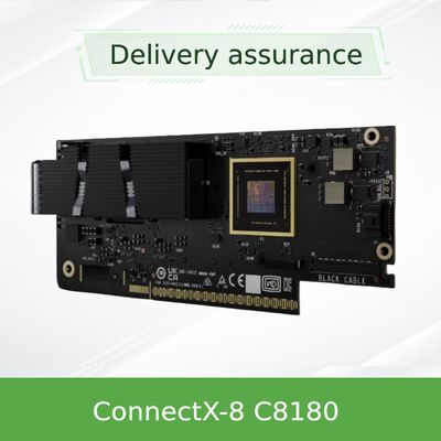 Adattatore Nvidia Connectx-8 C8180 (900-9X81E-00EX-ST0) Osfp a gabbia singola Infiniband: 800gbs Xdr Ib