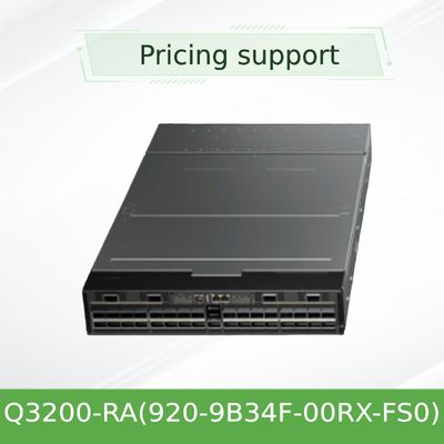 Switch Infiniband XDR Nvidia Q3200-Ra Quantum-3 basati su due switch adiacenti con supporto VLAN, 2U, 36 porte XDR, 18 alloggi OSFP