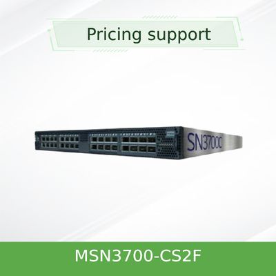 MSN3700-CS2F Spectrum-2 ha basato 100GbE 1U apre il commutatore di rete del mellanox con onyx 32 porti QSFP28