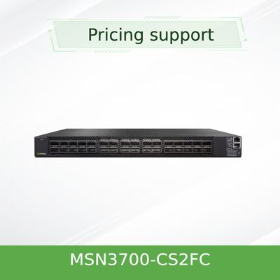 Commutatore di rete dei gruppi di alimentazione Mellanox di CA di Linux 2 del cumulo MSN3700 - porti QSFP28 di CS2FC 100GbE 1U 32