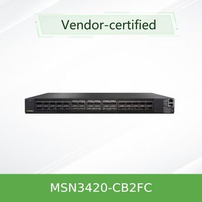 Commutatore MSN3420-CB2F di Ethernet dell'OEM 25GbE/100GbE Mellanox Open Source del commutatore di rete di Mellanox