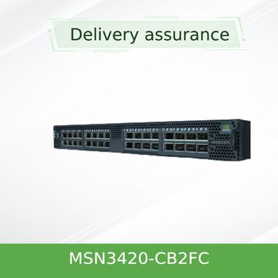 il commutatore di rete di 25GbE/100GbE 1U Mellanox MSN3420-CB2FC Spectrum-2 ha basato
