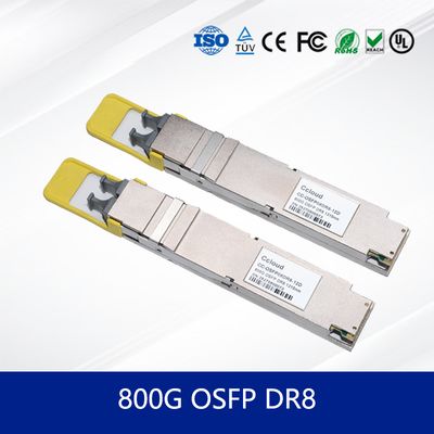 Modulo trasmettitore ad alta velocità 800G OSFP 112 DR8 CC-OSFP08DR8-12D per data center