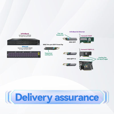 MMA4Z00-NS400 400Gb/S trasmettitore ottico mellanox Single Port OSFP 400Gb/S Multimode SR4 50m