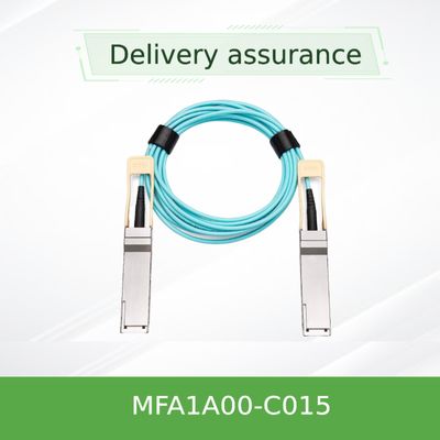 Ethernet di 100GbE QSFP LSZH Mellanox AOC cabla MFA1A00-C015 15m